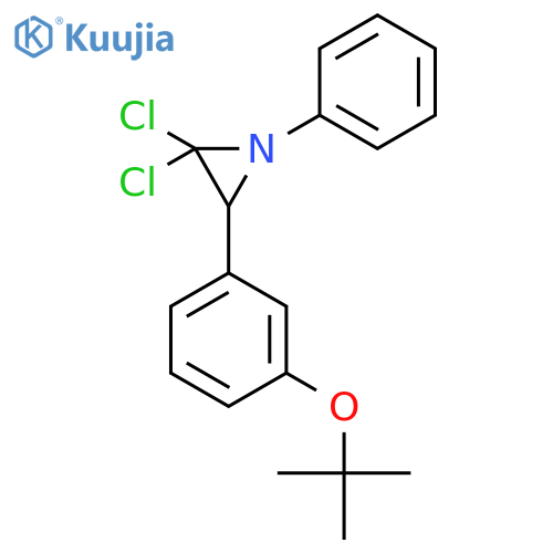 AZIRIDINE, 2,2-DICHLORO-3-[3-(1,1-DIMETHYLETHOXY)PHENYL]-1-PHENYL- structure