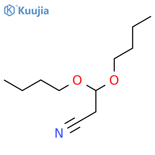 Propanenitrile, 3,3-dibutoxy- structure