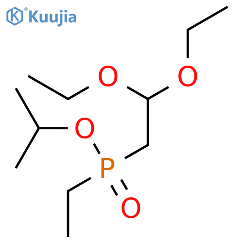 PHOSPHINIC ACID, (2,2-DIETHOXYETHYL)ETHYL-, 1-METHYLETHYL ESTER structure