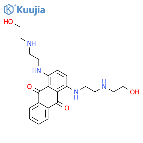 9,10-Anthracenedione,1,4-bis[[2-[(2-hydroxyethyl)amino]ethyl]amino]- structure