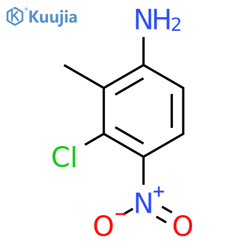 3-Chloro-2-methyl-4-nitroaniline structure