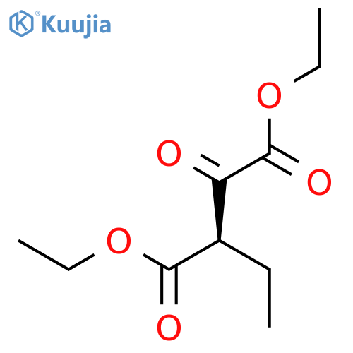 BUTANEDIOIC ACID, ETHYLOXO-, DIETHYL ESTER, (R)- structure