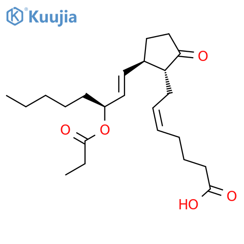 PROSTA-5,13-DIEN-1-OIC ACID, 9-OXO-15-(1-OXOPROPOXY)-, (5Z,13E,15S)- structure