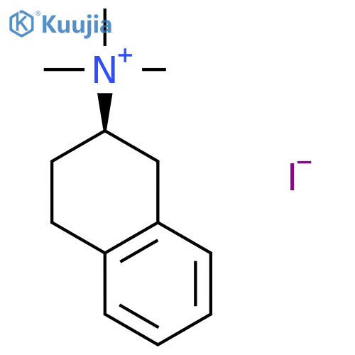 2-NAPHTHALENAMINIUM, 1,2,3,4-TETRAHYDRO-N,N,N-TRIMETHYL-, IODIDE, (R)- structure