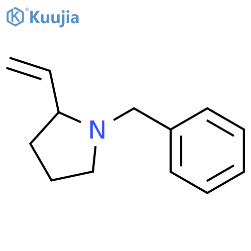 1-benzyl-2-ethenylpyrrolidine structure