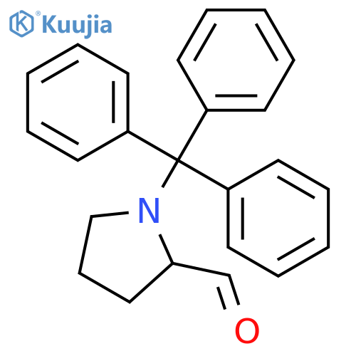 2-PYRROLIDINECARBOXALDEHYDE, 1-(TRIPHENYLMETHYL)- structure