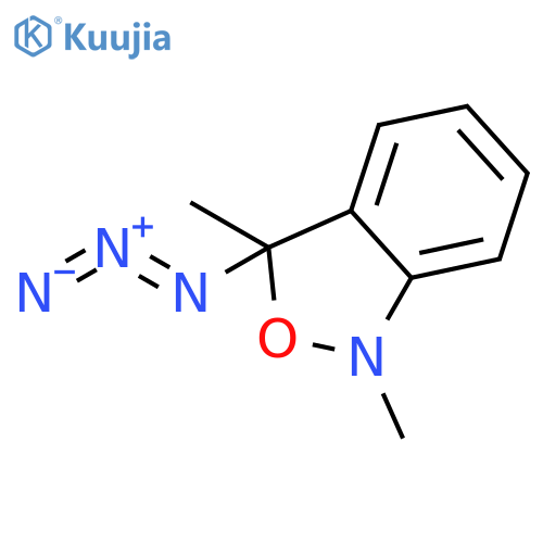 2,1-Benzisoxazole, 3-azido-1,3-dihydro-1,3-dimethyl- structure