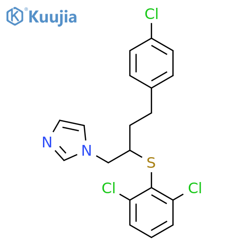 1-4-(4-chlorophenyl)-2-(2,6-dichlorophenyl)sulfanylbutyl-1H-imidazole structure