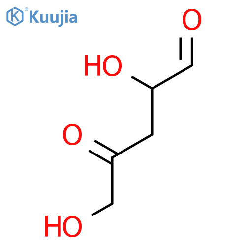Pentanal, 2,5-dihydroxy-4-oxo- structure