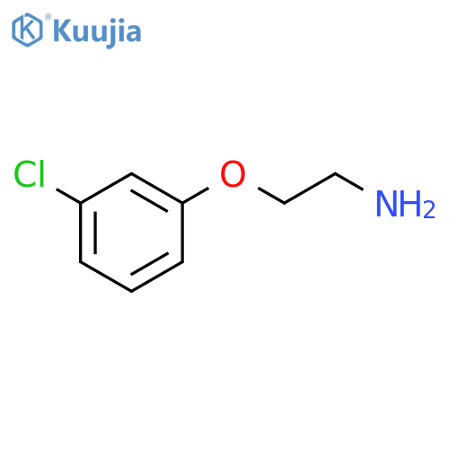 2-(3-chlorophenoxy)ethanamine structure
