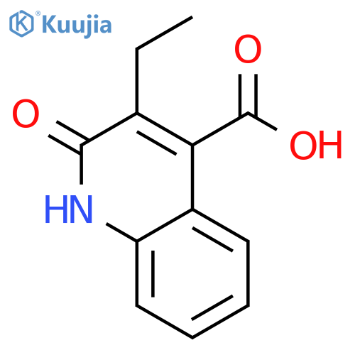 3-ethyl-2-oxo-1,2-dihydroquinoline-4-carboxylic Acid structure
