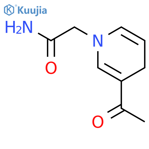 1(4H)-PYRIDINEACETAMIDE, 3-ACETYL- structure