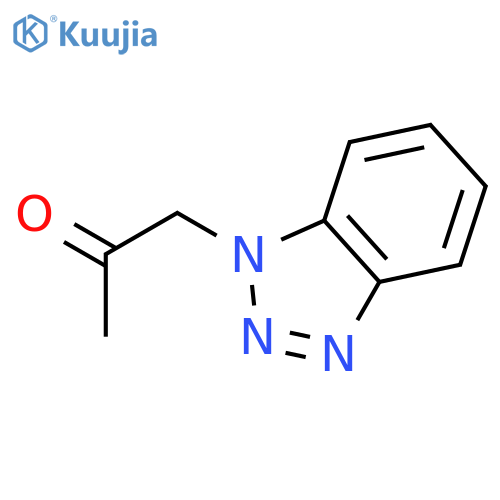 1-(1H-1,2,3-Benzotriazol-1-yl)acetone structure