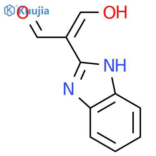 α-(hydroxymethylene)-1H-Benzimidazole-2-acetaldehyde structure
