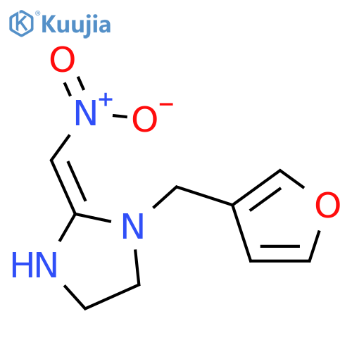Imidazolidine, 1-(3-furanylmethyl)-2-(nitromethylene)- structure