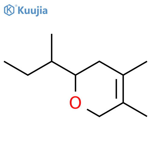 2H-Pyran, 3,6-dihydro-4,5-dimethyl-2-(1-methylpropyl)- structure
