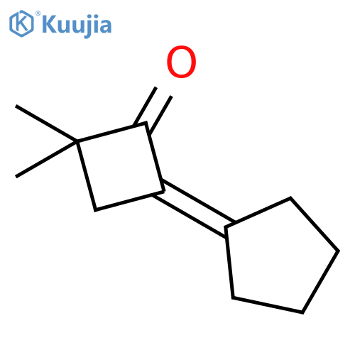 Cyclobutanone, 4-cyclopentylidene-2,2-dimethyl- structure