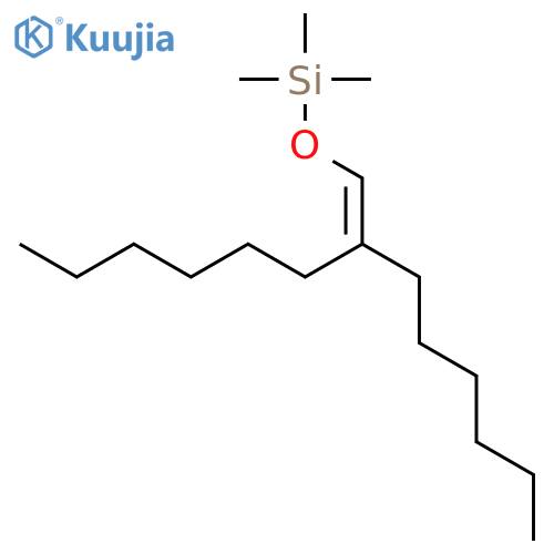 Silane, [(2-hexyl-1-octenyl)oxy]trimethyl- structure
