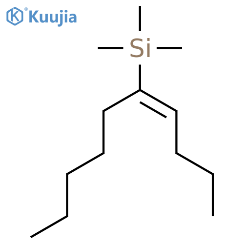 SILANE, [(1E)-1-BUTYLIDENEHEXYL]TRIMETHYL- structure