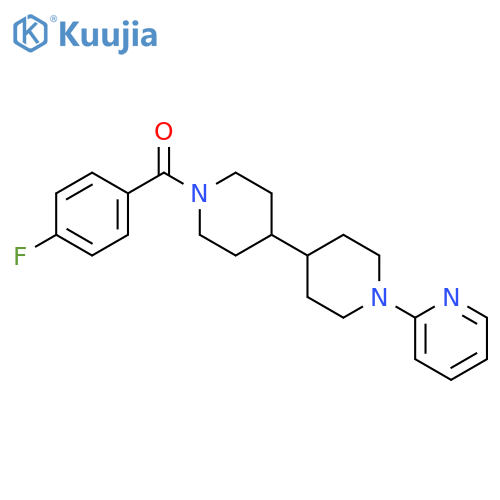 4,4'-Bipiperidine, 1-(4-fluorobenzoyl)-1'-(2-pyridinyl)- structure