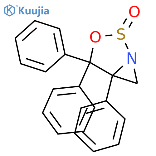 3-OXA-2-THIA-1-AZABICYCLO[3.1.0]HEXANE, 4,4,5-TRIPHENYL-, 2-OXIDE structure