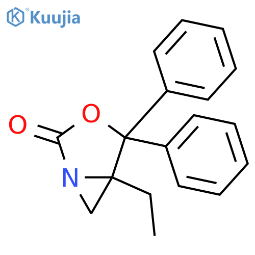 3-Oxa-1-azabicyclo[3.1.0]hexan-2-one, 5-ethyl-4,4-diphenyl- structure