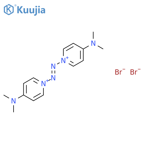 PYRIDINIUM, 1,1'-AZOBIS[4-(DIMETHYLAMINO)-, DIBROMIDE structure