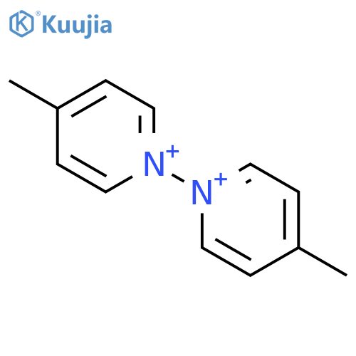 1,1'-BIPYRIDINIUM, 4,4'-DIMETHYL- structure
