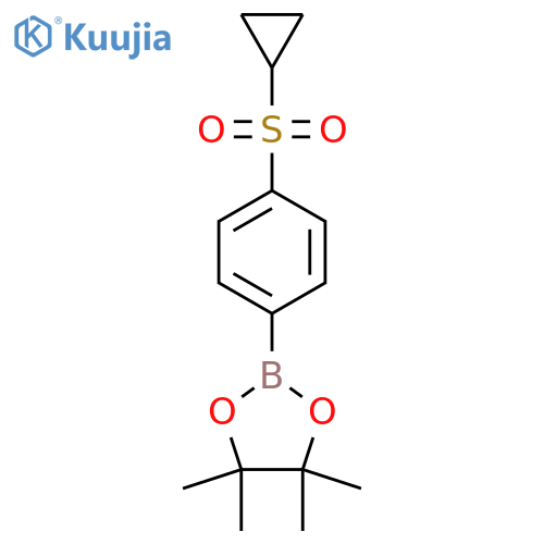 4-(Cyclopropylsulfonyl)phenylboronic acid pinacol ester structure