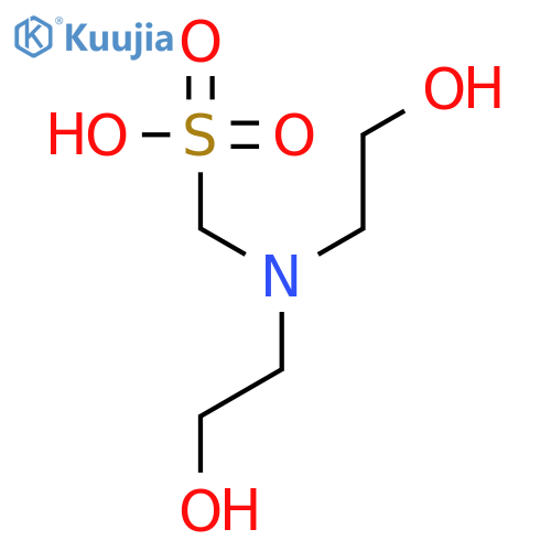 Methanesulfonic acid, [bis(2-hydroxyethyl)amino]- structure