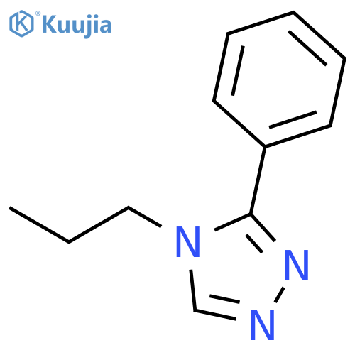 4H-1,2,4-TRIAZOLE, 3-PHENYL-4-PROPYL- structure