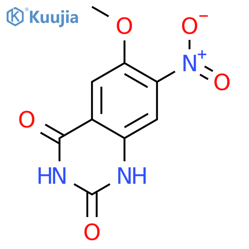 2,4(1H,3H)-Quinazolinedione, 6-methoxy-7-nitro- structure