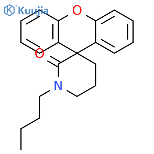 Spiro[piperidine-3,9'-[9H]xanthen]-2-one, 1-butyl- structure