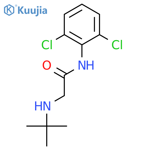 Acetamide, N-(2,6-dichlorophenyl)-2-[(1,1-dimethylethyl)amino]- structure