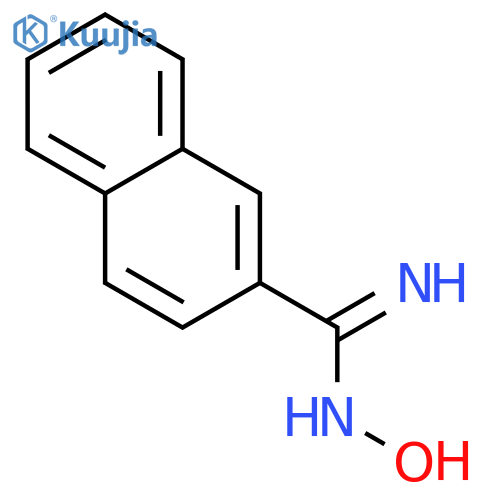 N'-Hydroxy-2-naphthalenecarboximidamide structure