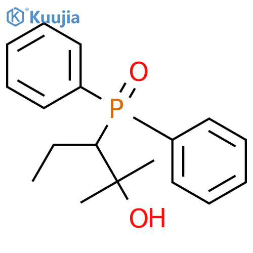 2-Pentanol, 3-(diphenylphosphinyl)-2-methyl- structure