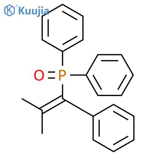 PHOSPHINE OXIDE, (2-METHYL-1-PHENYL-1-PROPENYL)DIPHENYL- structure