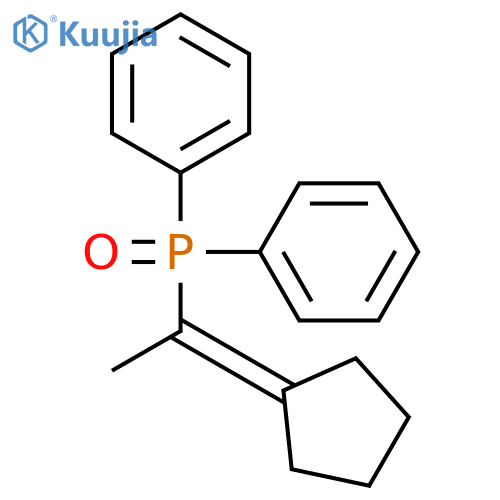 PHOSPHINE OXIDE, (1-CYCLOPENTYLIDENEETHYL)DIPHENYL- structure