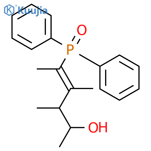 4-HEXEN-2-OL, 5-(DIPHENYLPHOSPHINYL)-3,4-DIMETHYL- structure