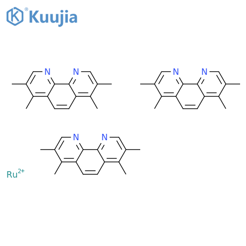 tris(3,4,7,8-tetramethyl-1,10-phenanthroline)ruthenium(II) structure