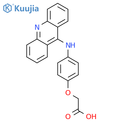 Acetic acid,2-[4-(9-acridinylamino)phenoxy]- structure