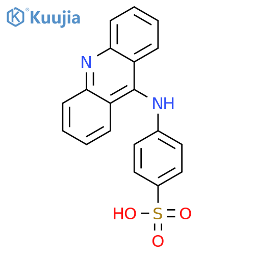 Benzenesulfonic acid,4-(9-acridinylamino)- structure