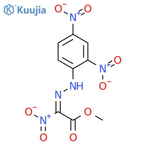 Acetic acid, [(2,4-dinitrophenyl)hydrazono]nitro-, methyl ester, (E)- structure