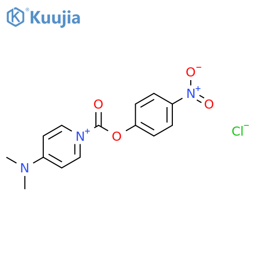 Pyridinium, 4-(dimethylamino)-1-[(4-nitrophenoxy)carbonyl]-, chloride structure