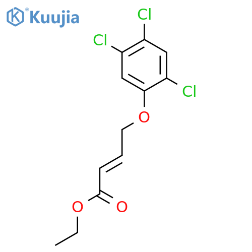 2-BUTENOIC ACID, 4-(2,4,5-TRICHLOROPHENOXY)-, ETHYL ESTER structure