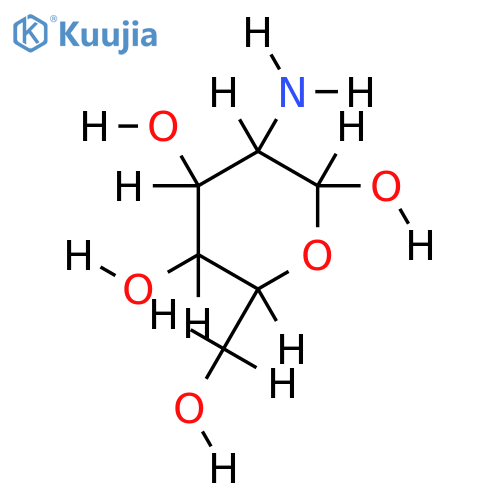 2-amino-2-deoxy-alpha-D-glucose structure