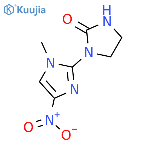 2-Imidazolidinone, 1-(1-methyl-4-nitro-1H-imidazol-2-yl)- structure