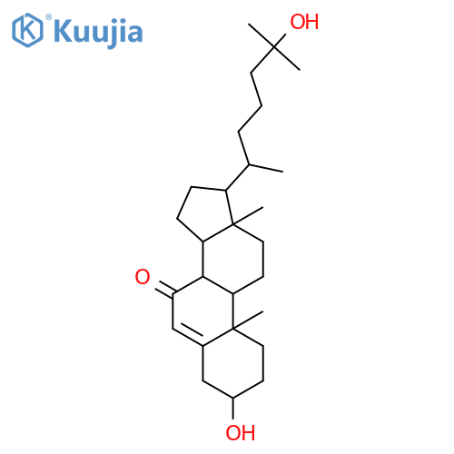 (3b)-3,25-Dihydroxycholest-5-en-7-one structure