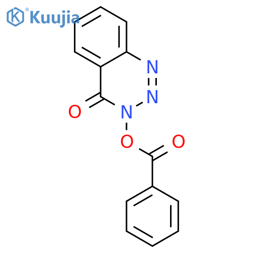 Benzoic acid,4-oxo-1,2,3-benzotriazin-3-yl ester structure