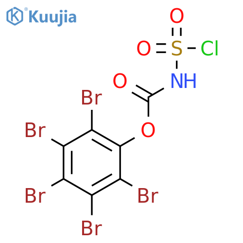 CARBAMIC ACID, (CHLOROSULFONYL)-, PENTABROMOPHENYL ESTER structure